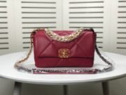 Chanel Lambskin Quilted Small 19 Flap Shoulder Bag Handbag