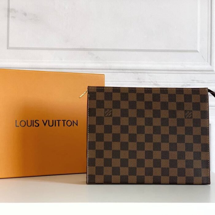 ⁦Louis Vuitton LV Toiletry Pouch Handbag Clutch Bag M46037⁩ - الصورة ⁦4⁩