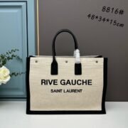 SAINT LAURENT Rive Gauche Tote Bag Handbag - Image 10