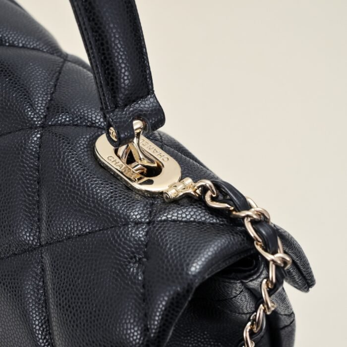Chanel 24p Litchi Grain Cowhide Kelly Handbag Shoulder Bag Handbag - Image 7