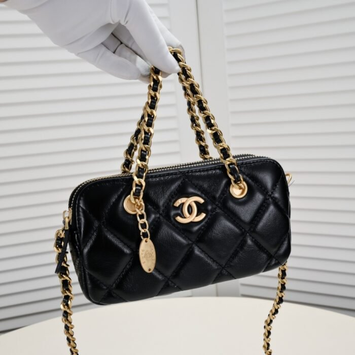 Chanel 23K Gold Coin Chain Bag Shoulder Bag Handbag - Image 5