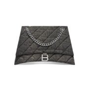 Balenciaga Crush Quilted Denim Bag