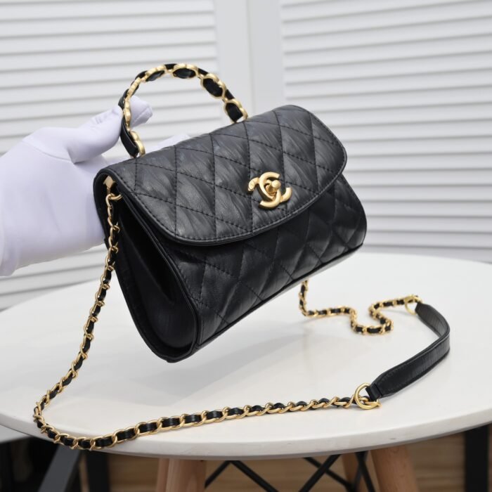 ⁦Chanel Handle Double C  Shoulder Bag Handbag⁩ - الصورة ⁦5⁩