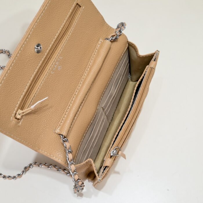 Chanel Woc Caviar Classic Silver Hardware Shoulder Bag Handbag - Image 9