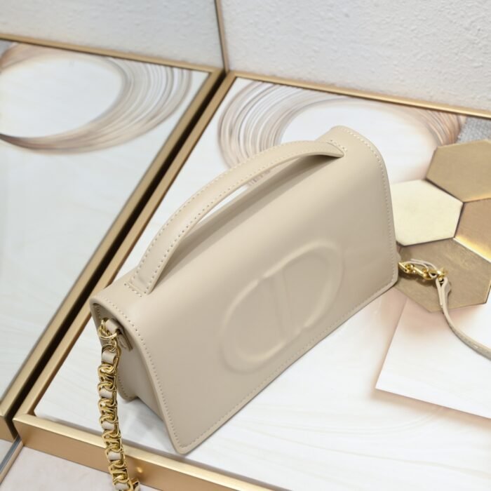 ⁦Dior CD Signature Mini Chain Handbag Shoulder Bag Handbag⁩ - الصورة ⁦6⁩