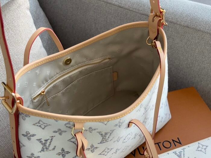 ⁦Louis Vuitton CarryAll M24707 M46203 M46197 Shoulder Bag Handbag⁩ - الصورة ⁦9⁩