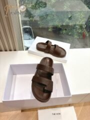 ⁦The Row Round toeFlat Loafers Sandals Slipper Shoes⁩ - الصورة ⁦3⁩