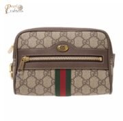 Gucci Ophidia Striped Webbing Waist Pack Belt Bag