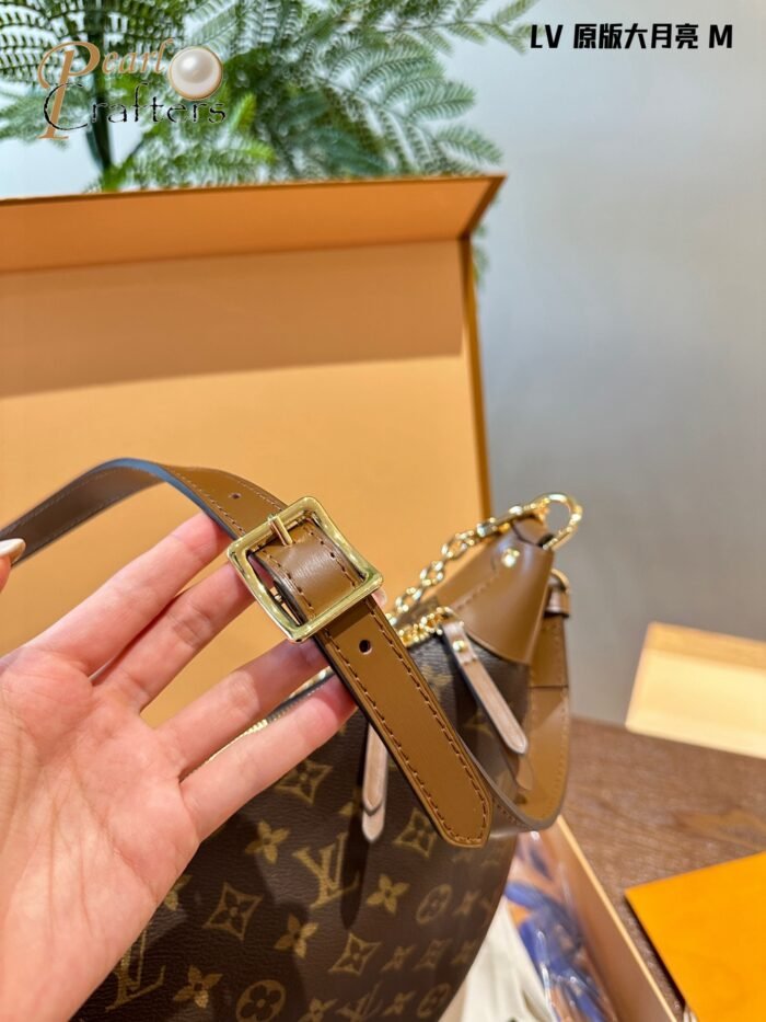 ⁦Louis Vuitton M46311 Hobo Loop Shoulder Bag Handbag⁩ - الصورة ⁦3⁩