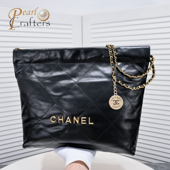 ⁦Chanel 22 Bag Pearl Bag Shoulder Bag Handbag⁩ - الصورة ⁦5⁩
