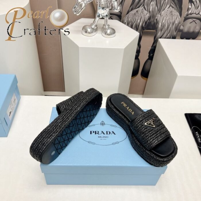 ⁦Prada Slide Sandals Slipper⁩ - الصورة ⁦10⁩