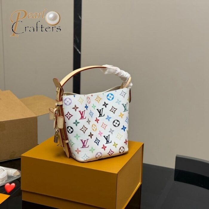 Louis Vuitton LV Takashi Murakami ALL IN BB Alphabet Logo Tote Shoulder Bag - Image 5