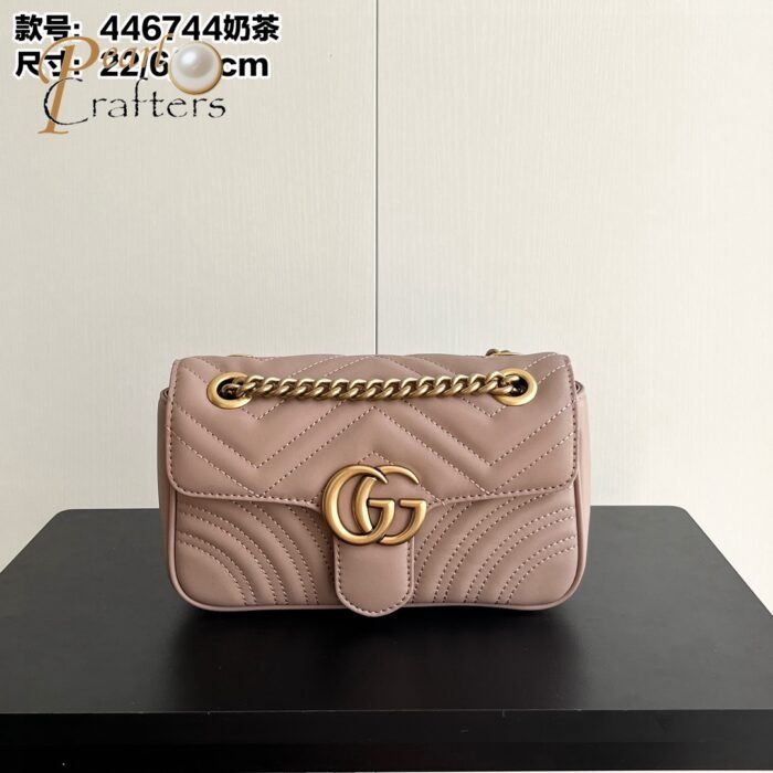 ⁦Gucci GG Marmont Small & Mini Shoulder Bag 443497⁩ - الصورة ⁦7⁩