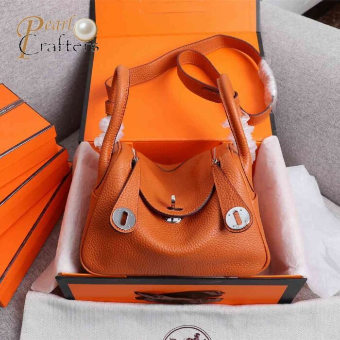 ⁦Hermes Lindy Bag Hanbag Shoulder Bag⁩ - الصورة ⁦8⁩
