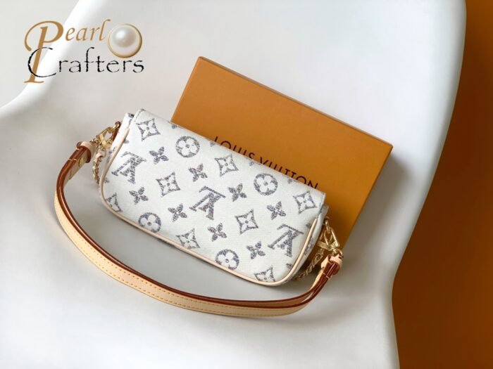 Louis Vuitton 10A Handbag Shoulder Bag Top Mirror Quality Version Wallet on Chain Ivy M83499 - Image 2