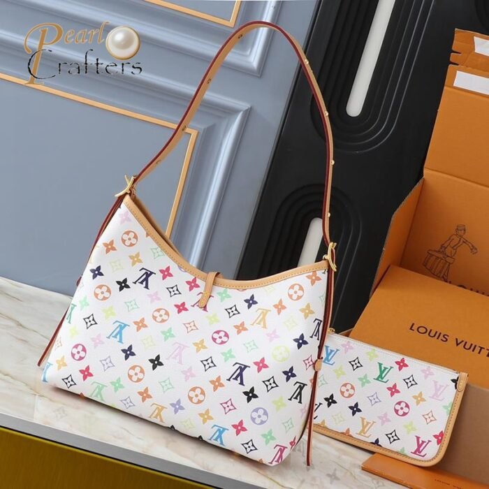 Louis Vuitton LV Takashi Murakami Murakami Co-branded Carryall Shopping Bag Tote Shoulder Bag M13661 - Image 4