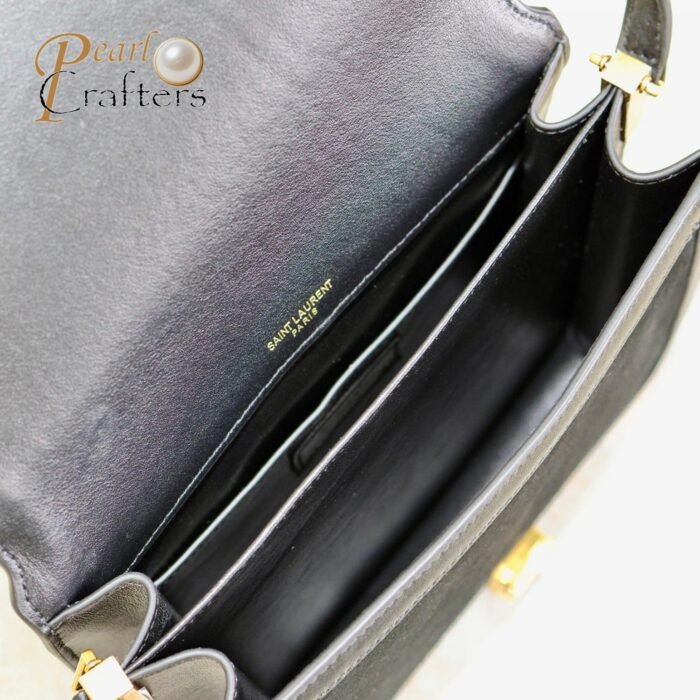⁦Saint Laurent YSL brown Solferino medium suede shoulder bag 10A quality 635025⁩ - الصورة ⁦26⁩