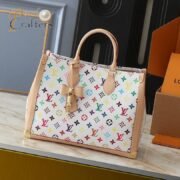 Louis Vuitton LV Takashi Murakam Co-branded ONTHEGO Jungle Bag Tote Bag  Shopper M13079
