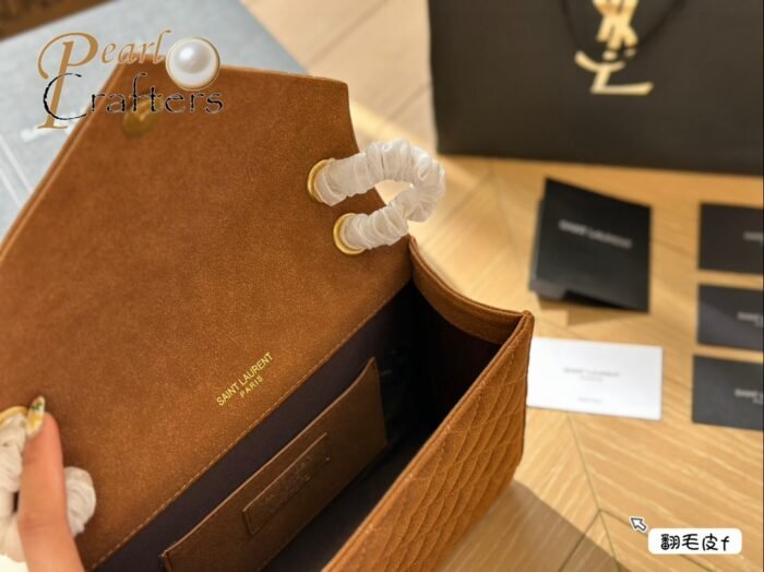 ⁦YSL Saint Laurent Envelope Shoulder Bag Crossbody Bag⁩ - الصورة ⁦7⁩