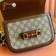 ⁦GUCCI 1955 Horsebit Shoulder Bag Mini Handbag 10A Mirror Quality Version⁩ - الصورة ⁦3⁩
