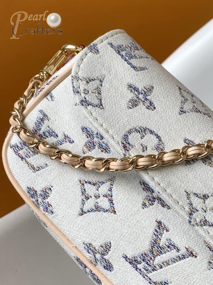 Louis Vuitton 10A Handbag Shoulder Bag Top Mirror Quality Version Wallet on Chain Ivy M83499 - Image 5