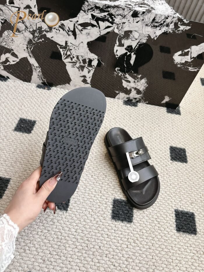 ⁦Hermes Sandals Slipper Shoes⁩ - الصورة ⁦5⁩