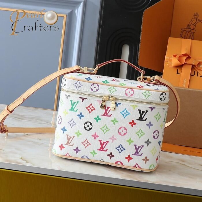 Louis Vuitton LV Takashi Murakami Nice mini Nano Tote Cosmetic Bag M13747 - Image 11