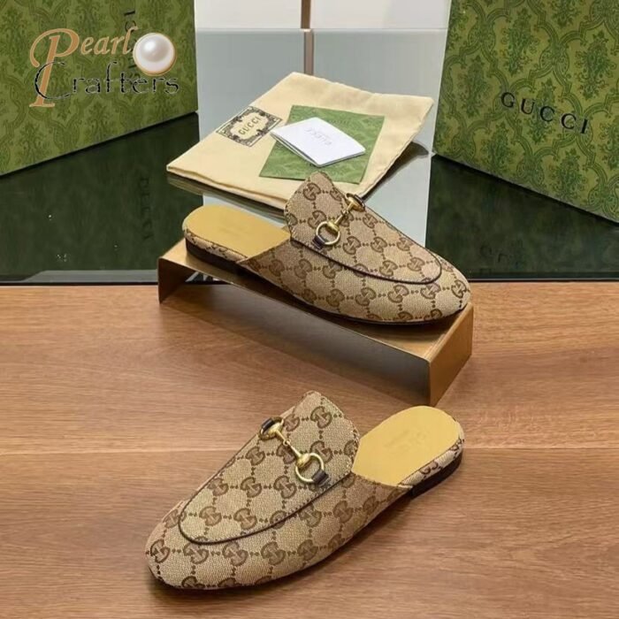 Gucci Re-Edition Princetown Round Toe Pull-On Toe Slippers Sandals Shoes - Image 3