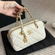 Chanel 23K Gold Coin Mobile Phone Bag Handbag Shoulder Crossbody Bag - Image 7