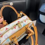 ⁦Louis Vuitton LV Takashi Murakami Jenny Bag Shoulder Handbag 42720⁩ - الصورة ⁦7⁩