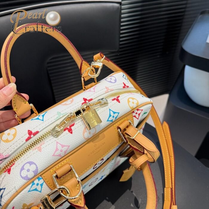 ⁦Louis Vuitton LV Takashi Murakami Jenny Bag Shoulder Handbag 42720⁩ - الصورة ⁦7⁩