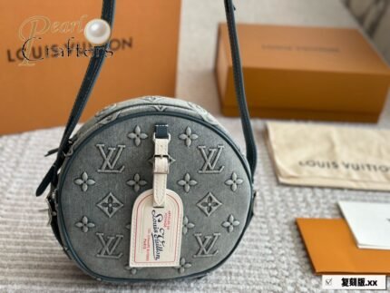 Louis Vuitton Denim Shoulder Bag Handbag