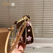 Louis Vuitton LV Takashi Murakami CHERRY BLOSSOM Cherry Shoulder Handbag M13666 - Image 7
