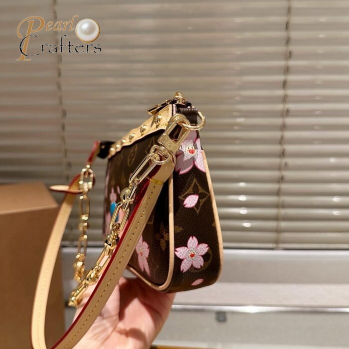 Louis Vuitton LV Takashi Murakami CHERRY BLOSSOM Cherry Shoulder Handbag M13666 - Image 7