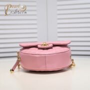 ⁦Chanel Peach Pericardium Bag Shoulder Bag Handbag⁩ - الصورة ⁦5⁩