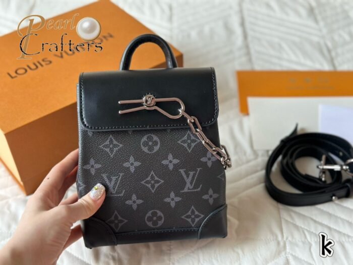 ⁦Louis Vuitton M80327 STEAMER NANO Shoulder Handbag⁩ - الصورة ⁦6⁩