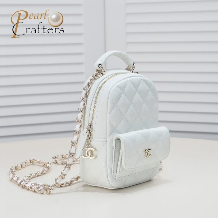 ⁦Chanel 24C Mini Small School Bag Backpack Bag Handbag⁩ - الصورة ⁦2⁩