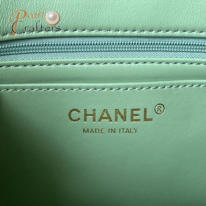 Chanel Classic Mini Flap Bag Top Handle Shoulder Bag Handbag 10A - Image 14