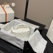 Chanel Square Box with Mirror Cosmetic Case Shoulder Satchel Handbag - Image 12