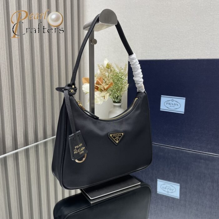 ⁦Prada e-Edition 2000 Hobo Handbag Nylon Shoulder Bag 10A⁩ - الصورة ⁦2⁩
