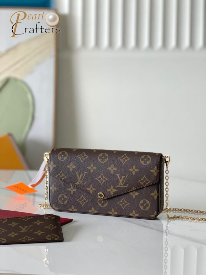 ⁦【Flash Sale】Louis Vuitton LV Felicie Pochette M81896 Shoulder Bag⁩ - الصورة ⁦3⁩