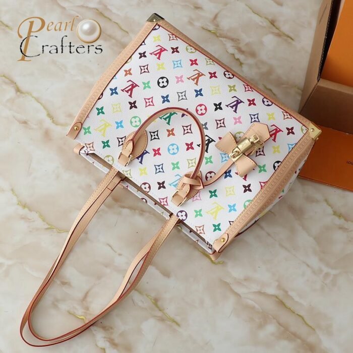 Louis Vuitton LV Takashi Murakam Co-branded ONTHEGO Jungle Bag Tote Bag  Shopper M13079 - Image 6