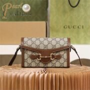 GUCCI 1955 Horsebit Shoulder Mini Bag 10A Mirror Quality Version 699296