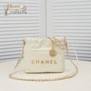 Chanel 22 Trash Bag Golden Hardware Mini Shoulder Bag Handbag