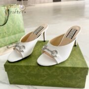 Gucci High-Heeled Sandals Slide Sandal - Image 4