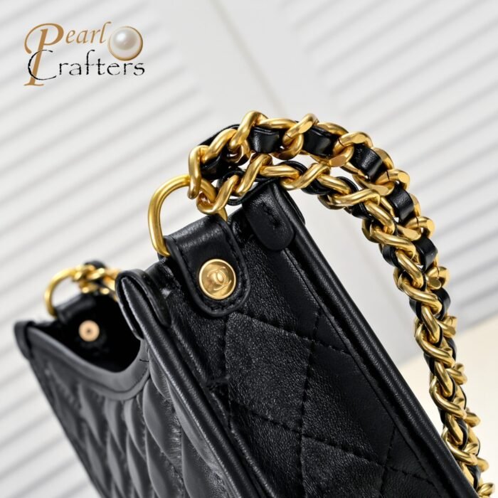 ⁦Chanel 24S Half Moon  Hobo Underarm Bag  Shoulder Bag Handbag⁩ - الصورة ⁦7⁩