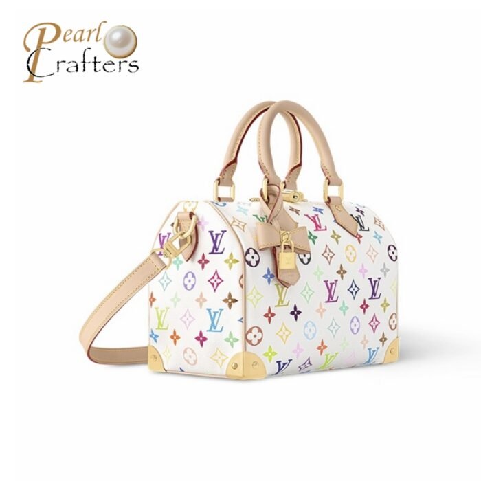 Louis Vuitton LV Takashi Murakami Speedy BANDOULIÈRE 25 Shoulder Crossbody Handbag - Image 2