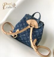 ⁦Louis Vuitton LV VENICE Denim Backpack Bag M46836⁩ - الصورة ⁦5⁩
