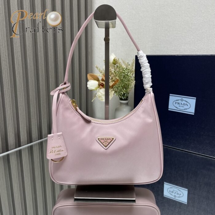 ⁦Prada e-Edition 2000 Hobo Handbag Nylon Shoulder Bag 10A⁩ - الصورة ⁦3⁩