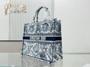 Dior Book Tote Embroider Large Shoulder Bag Handbag - Image 3